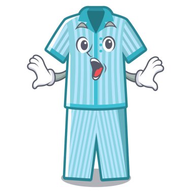 Bir karikatür yatakta yerleştirilen sürpriz pijama