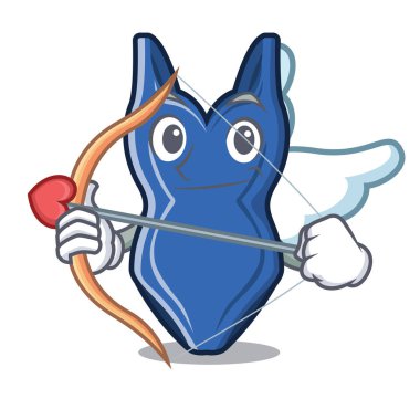 Cupid karakter izole yüzmek