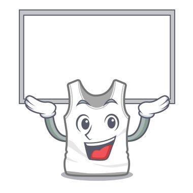 Maskot şeklinde up board undershirt