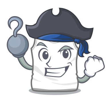 Maskot şeklinde korsan undershirt