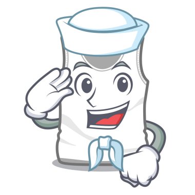 Bir maskot şeklinde Denizci undershirt