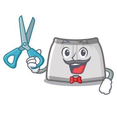 Çizgi film şeklinde berber yüzme şort