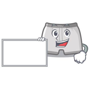 Karikatür şeklinde kurulu yüzme şort ile