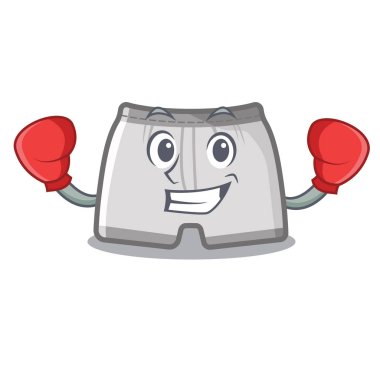 Karikatür şeklinde boks yüzme şort