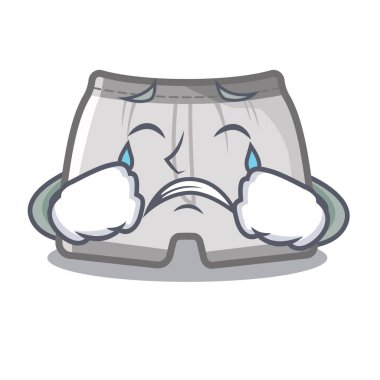 Karakter dolabında saklanan ağlayan yüzme sandıkları