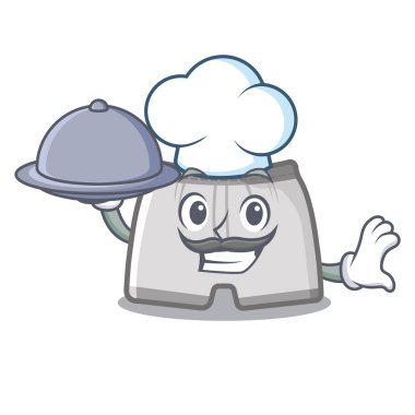 Karakter dolabında saklanan gıda yüzme şort ile Şef