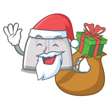 Karikatür dolap hediye yüzme gövdesi ile Santa