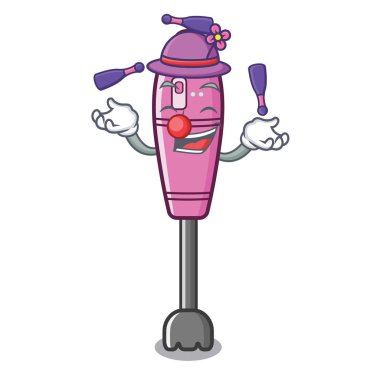 Karikatür şeklinde hokkabazlık daldırma blender