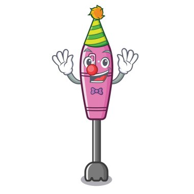 Karikatür şeklinde Palyaço daldırma blender