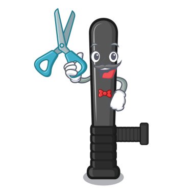 Berber polis baton karakteri ile izole