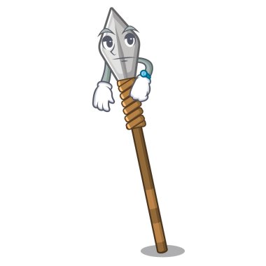 Depo odasında mızrak karikatür bekliyor