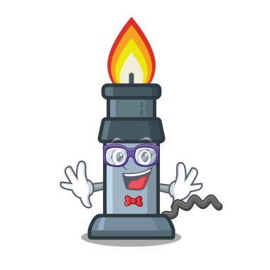 Maskot şeklinde Geek bunsen brülör