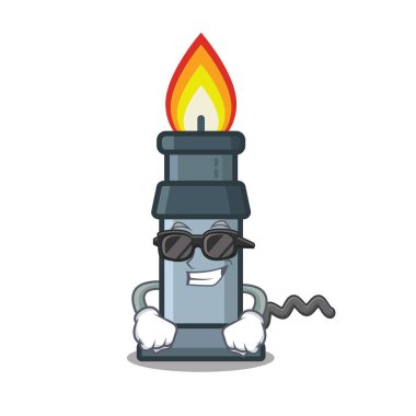 Maskot şeklinde süper serin bunsen brülör
