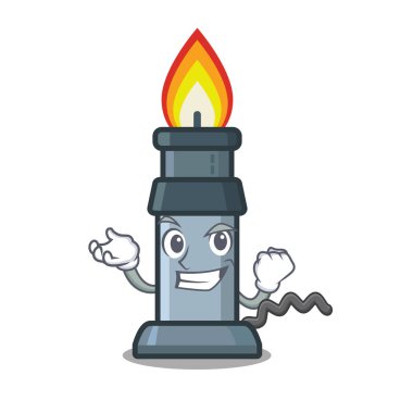 Maskot şeklinde başarılı bunsen brülör