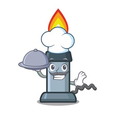 Karakter cebinde gıda busen brülör ile Şef