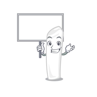 Maskot ile izole kurulu tebeşir getirin