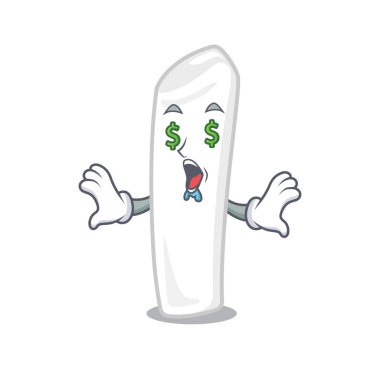 Yönetim kurulu önünde Para göz tebeşir karikatür