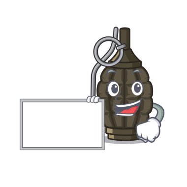 Karakter üzerinde izole tahta el bombası ile