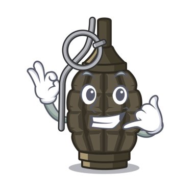 Bana ahşap karikatür masanın üstündeki el bombası oyuncakları deyin