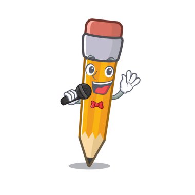 Bir karikatür çantası nda şarkı kalemi