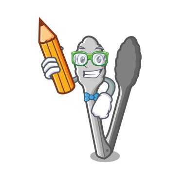 Bir karikatür şeklinde Öğrenci maşa