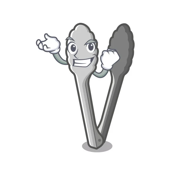 Erfolgreiche Zange in Cartoon-Form — Stockvektor
