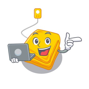 Karakter şeklinde dizüstü bilgisayar elektrikli battaniye ile