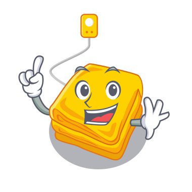 Karikatür yatağına konulan parmak elektrikli battaniyeler