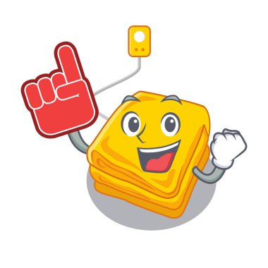 Köpük parmak elektrikli battaniye karikatür yatakta koymak