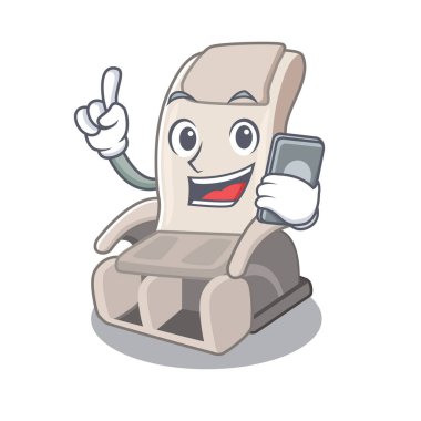Karakter izole telefon masaj koltuğu ile