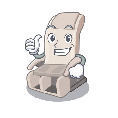 Maskot şeklinde masaj koltuğu kadar Thumbs