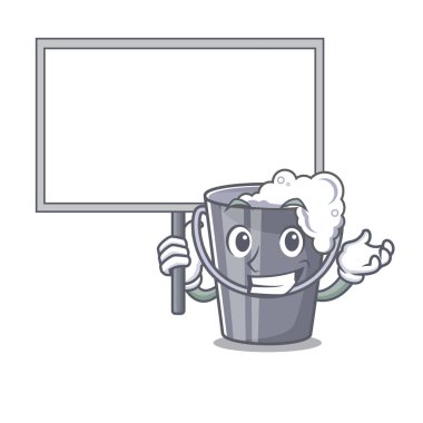 Maskot ile izole kurulu sabunlu su getirin