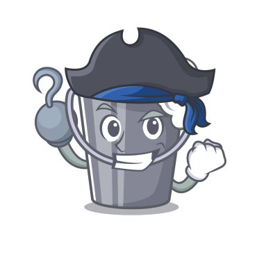 Korsan sabunlu su maskot ile izole