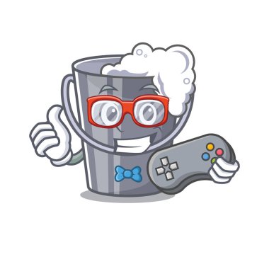 Karakter şeklinde oyuncu sabunlu su