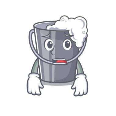 Karakter şeklinde korkmuş sabunlu su