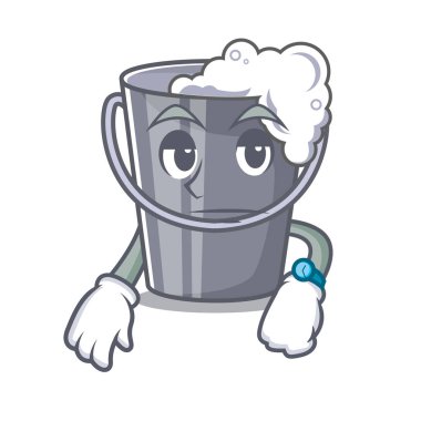 Çizgi film şişesinde sabunlu su beklemek