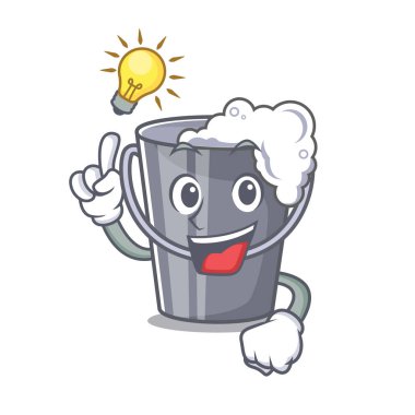 Bir çizgi film şişesinde sabunlu su bir fikir var