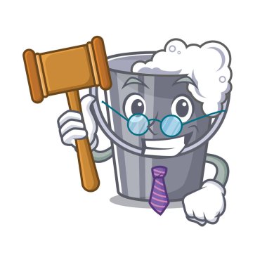 Bir karikatür şişesinde Yargıç sabunlu su