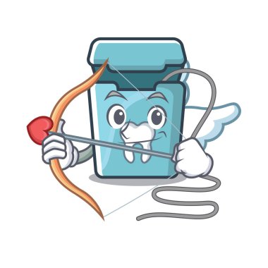 Cupid diş ipi karakteri ile izole