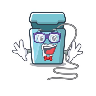 Karikatür şeklinde Geek diş ipi