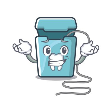 Karikatür şeklinde öğütme diş ipi