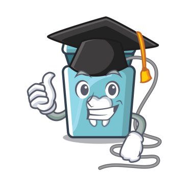 Karikatür şeklinde mezuniyet diş ipi