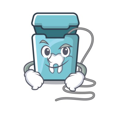 Karikatür şeklinde diş ipi Smirking