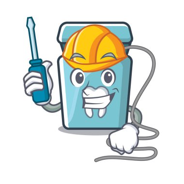 Bir karikatür Otomotiv oyuncak diş ipi