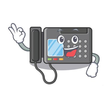 Karakter şeklinde Tamam Faks makinesi