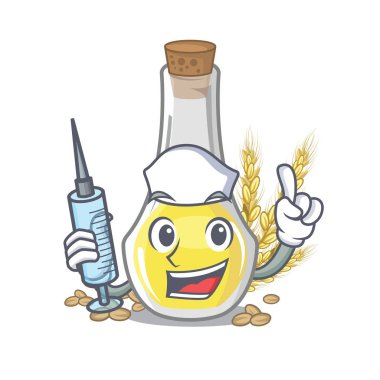 Hemşire Buğday Germ yağı maskot şekli