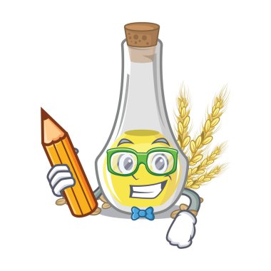 Öğrenci buğday tohumu yağı maskot şekli