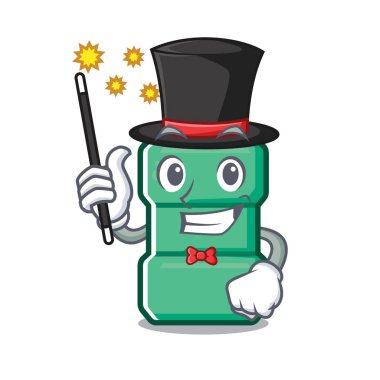 Bir lavabo maskotu üzerinde Magician ağızlı