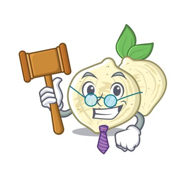 Bir karikatür şeklinde Yargıç Jicama