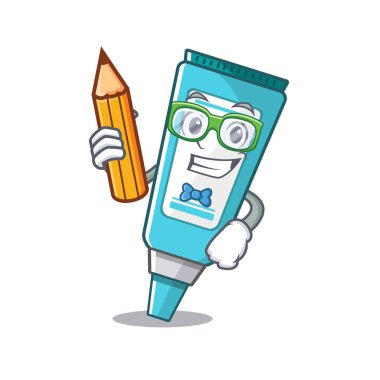 Karikatür ile izole öğrenci merhem